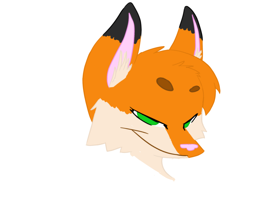 cute animated fox face gif